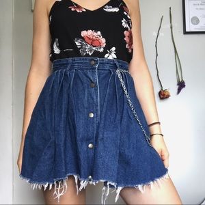 Vintage Denim Skirt